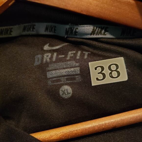 Nike Full Zip Jacket Mock Neck Black Gold - XL - Picture 5 of 5